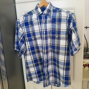 Wrangler Pearl Snap Western Plaid Rodeo Shirt